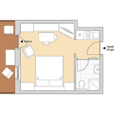 Haus Rappold شقة